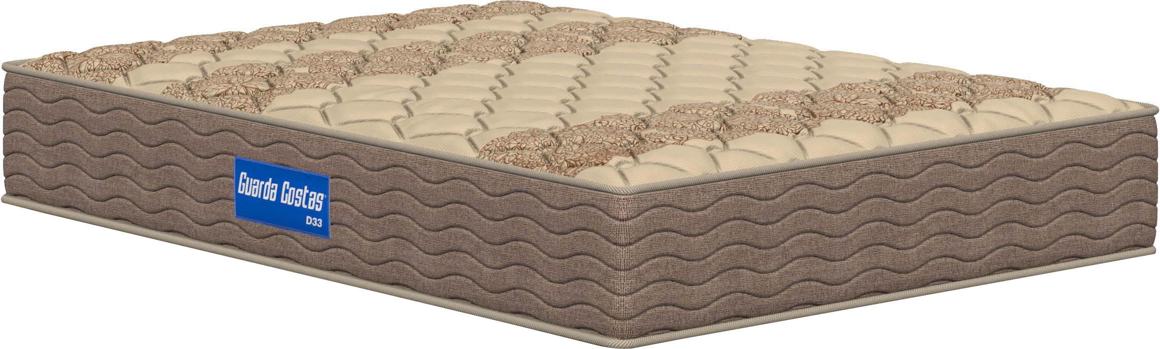 COLCHÃO DE ESPUMA QUEEN SIZE D33GUARDA COSTA 158X198X30