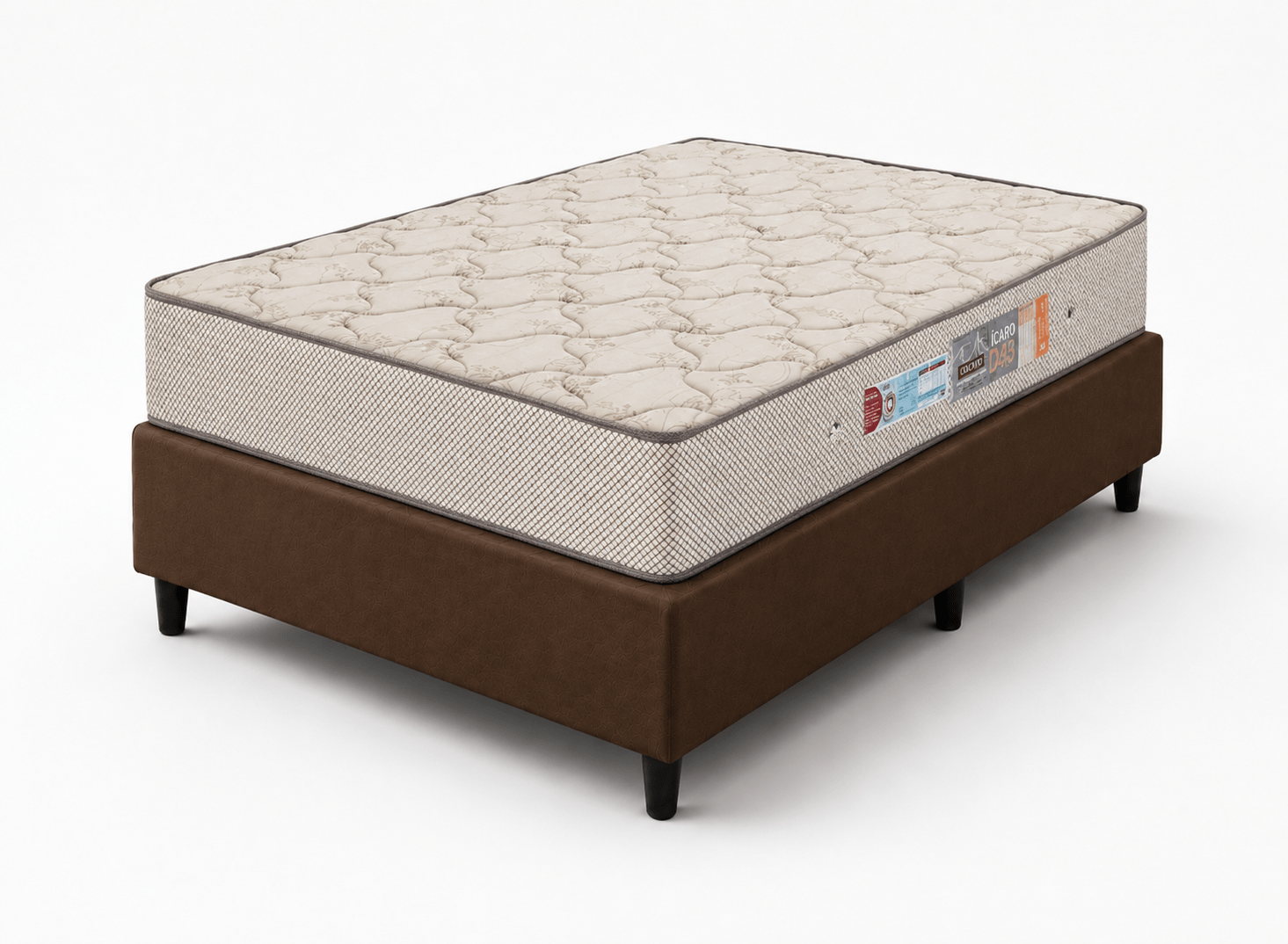 Cama Box Casal D33 Ícaro 138x188x65
