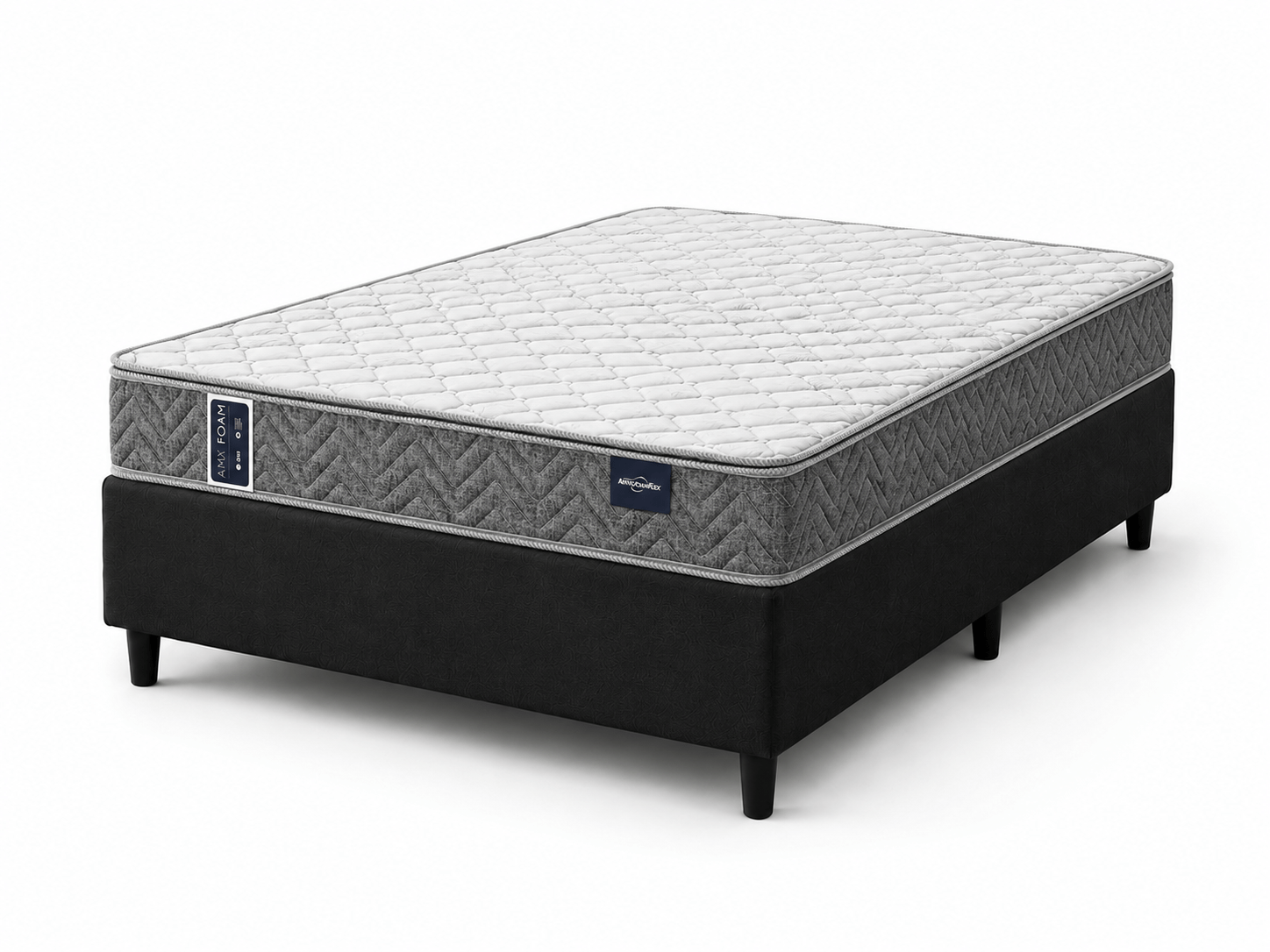 Cama Box Casal de Espuma D33 AMX Foam Double Face 138x188