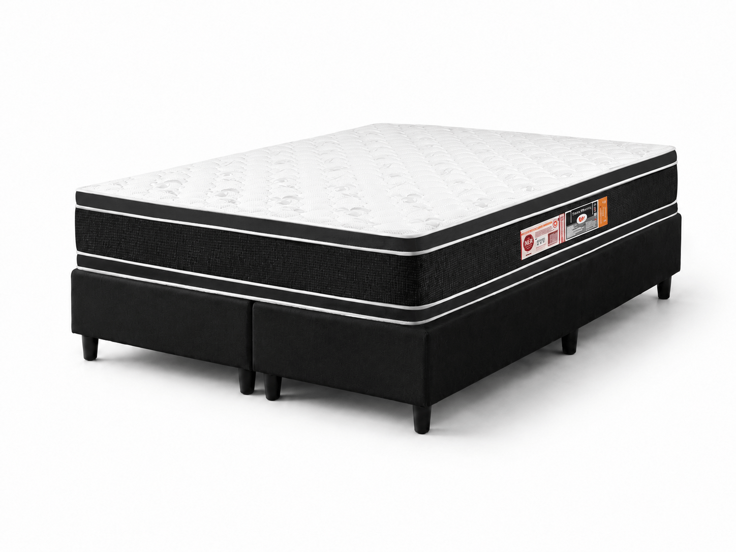 Cama Box Queen D33 Black White Double Face 158x198x67