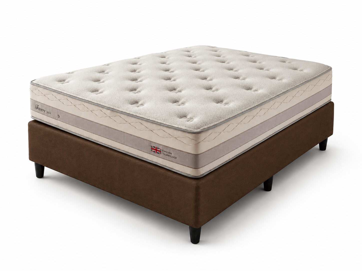 Cama Box Casal Molas Maxspring Tower 138x188