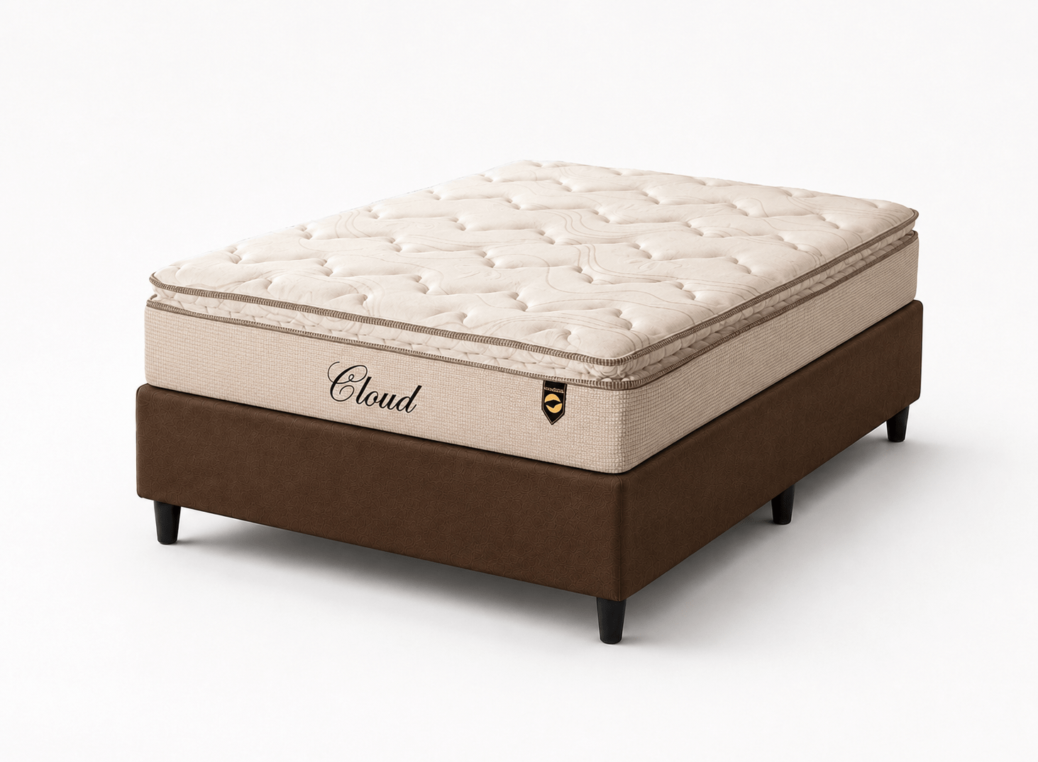 Cama Box Casal Molas Ensacadas Cloud 138x188