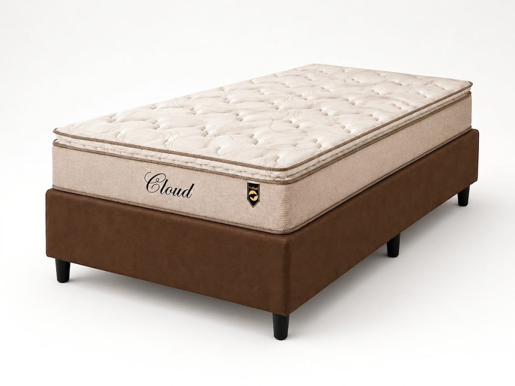 Cama Box Viúva Molas Ensacadas Cloud 97x203x72