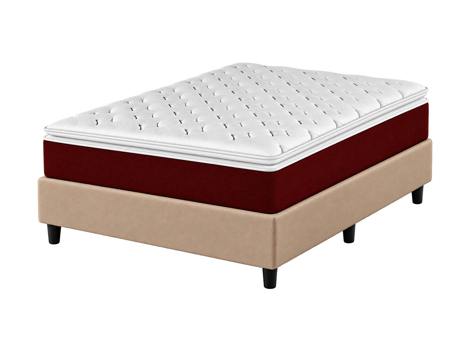 Cama Box Casal Molas Ensacadas Plumatex Plumaspring 138x188x68
