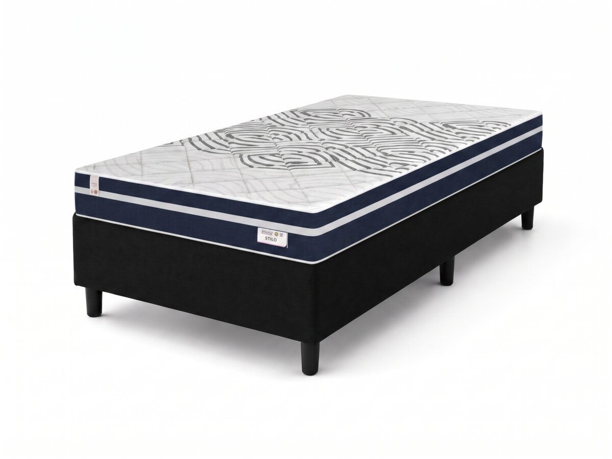 Cama Box Solteiro Molas Ensacadas Prime 88x188x65