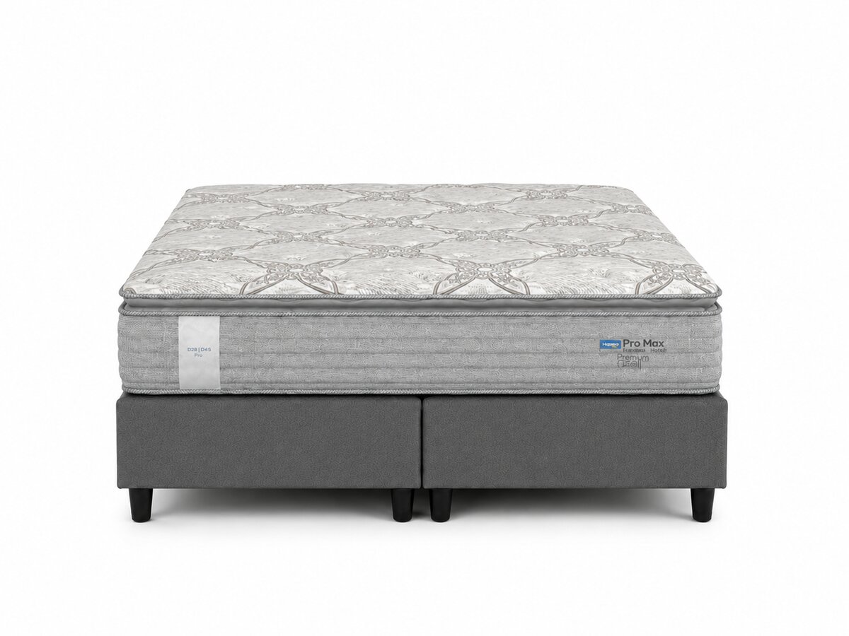 Cama Box Super King Pro Max Premium Gel Suede Cinza 193x203x74