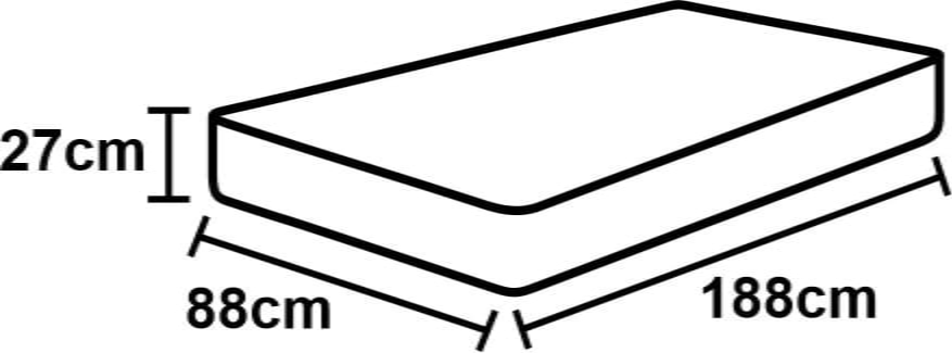 COLCHÃO SOLTEIRO MOLAS