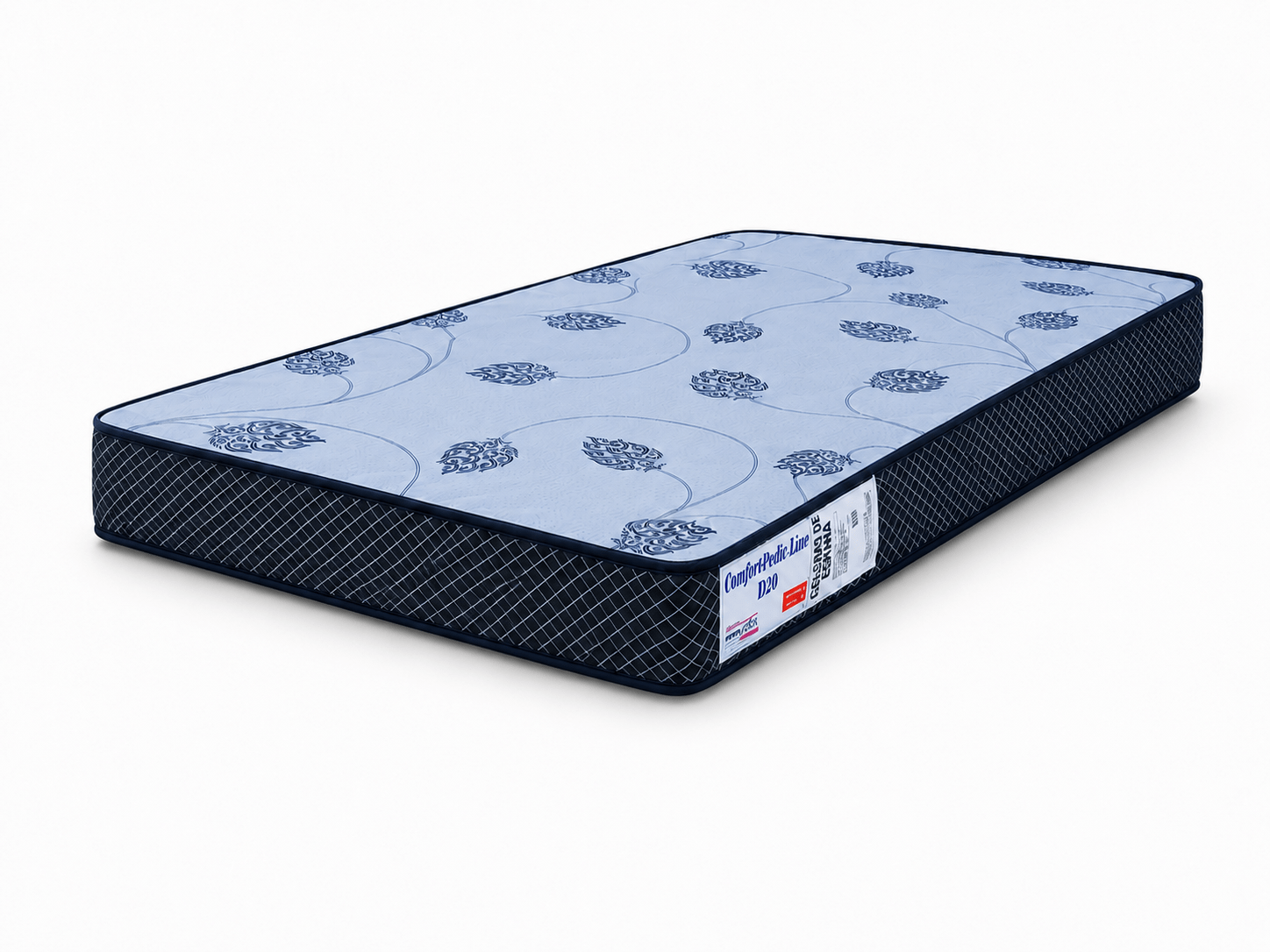 Colchão de Espuma Casal D20 Comfortopedic 138x188x12cm