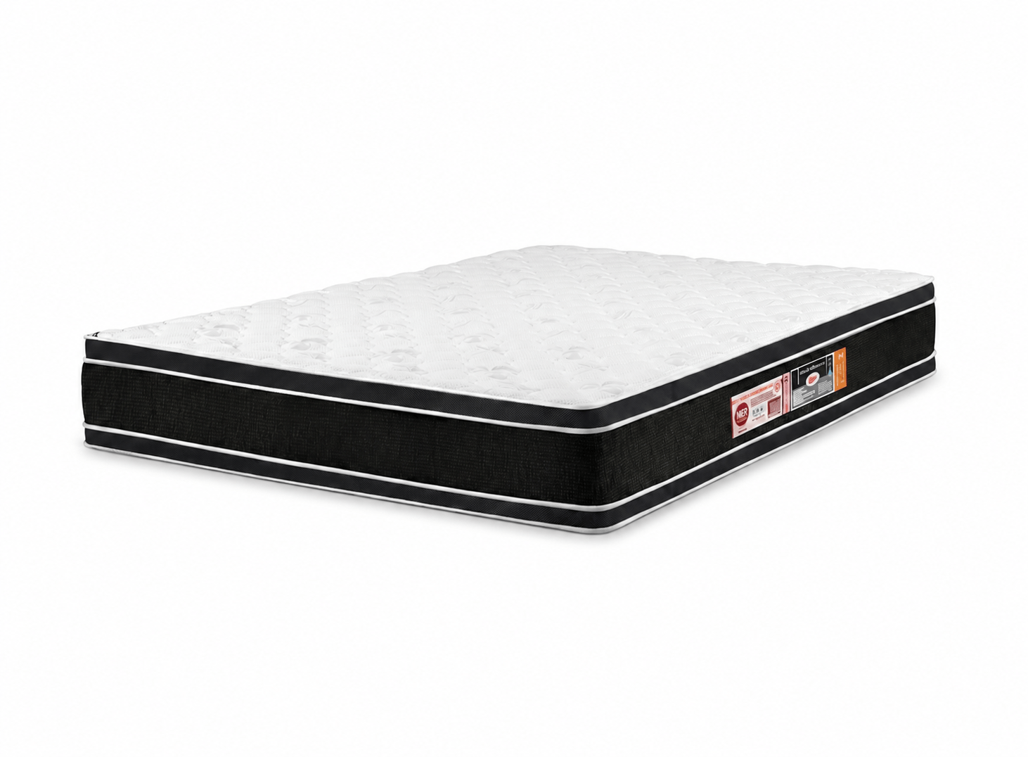 COLCHÃO DE ESPUMA CASAL D33 BLACK WHITE DOUBLE FACE 138X188