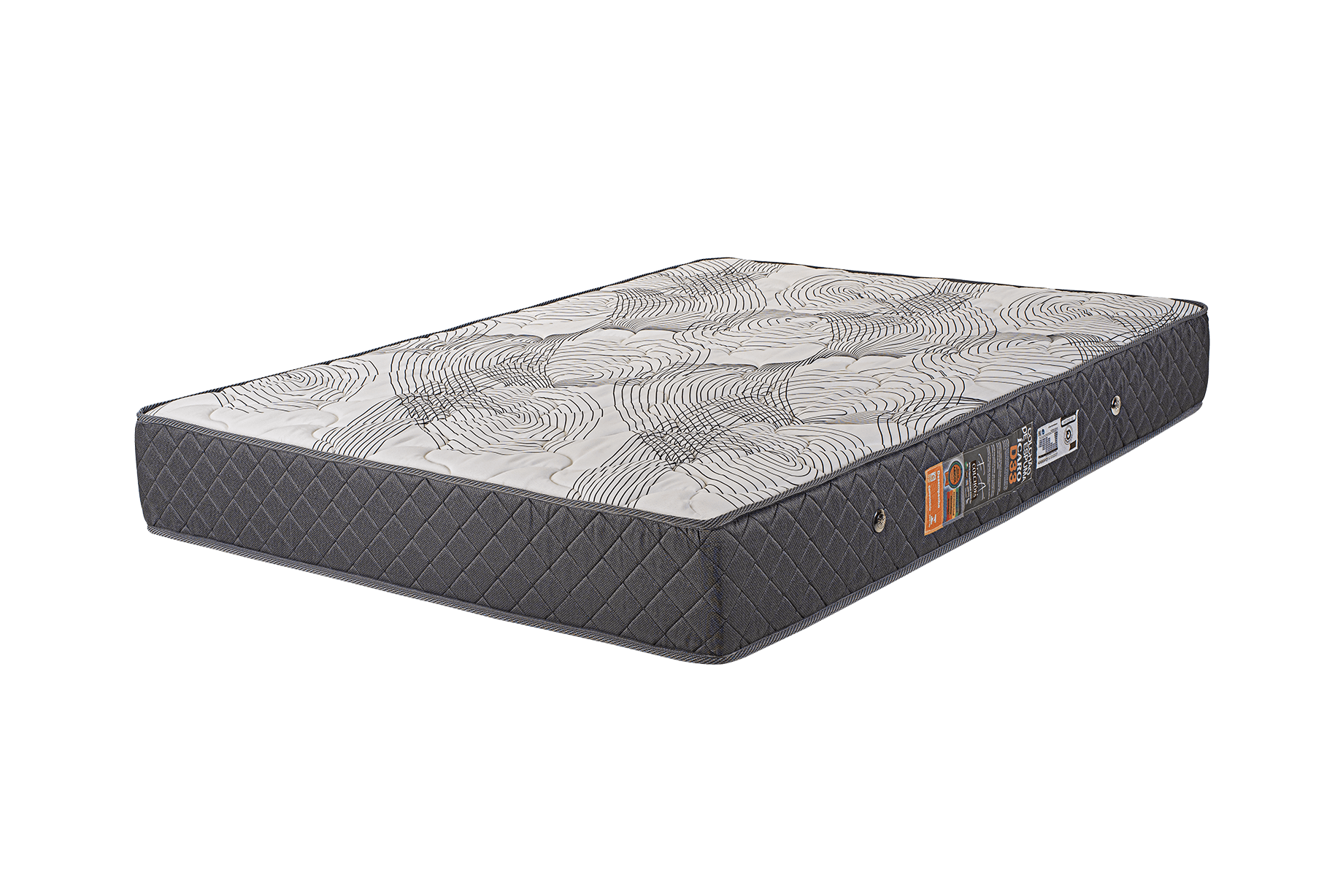 COLCHÃO DE ESPUMA SOLTEIRO D33 ICARO BLACK 78X188X14 