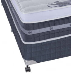 CAMA BOX CASAL CASTOR MOLAS ENSACADAS SILVER STAR 138X188X72 