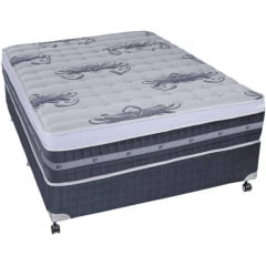 CAMA BOX CASAL CASTOR MOLAS ENSACADAS SILVER STAR 138X188X72 