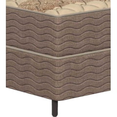 CAMA BOX QUEEN SIZE DE ESPUMA D33 GUARDA COSTA 158X198X70