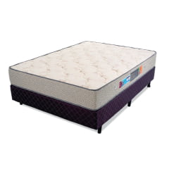 CAMA BOX CASAL DE ESPUMA D45 ICARO 138X188X65 