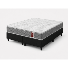CAMA BOX DE ESPUMA QUEEN SIZE D45 AMX FOAM DOUBLE FACE 158X198X66  