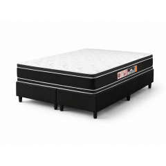 CAMA BOX QUEEN SIZE DE ESPUMA D33 BLACK WHITE DOUBLE FACE 158X198X67 CAMA BOX QUEEN SIZE DE ESPUMA D33 BLACK WHITE DOUBLE FACE 158X198X67
