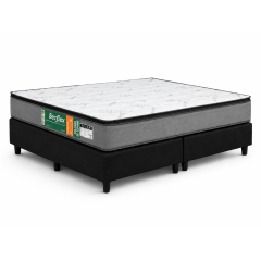 CAMA BOX QUEEN SIZE DE ESPUMA VISION PILLOW TOP 158X198X68