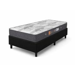 CAMA BOX SOLTEIRO DE ESPUMA D33 ICARO BLACK 88x188x54 CAMA BOX SOLTEIRO DE ESPUMA D33 ICARO BLACK 88x188x54