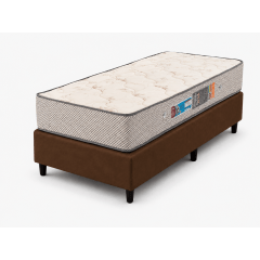 CAMA BOX SOLTEIRO DE ESPUMA D33 ÍCARO COM BASE SUEDE BEGE 88X188X65 CAMA BOX SOLTEIRO DE ESPUMA D33 ÍCARO COM BASE SUEDE BEGE 88X188X65