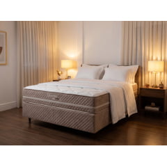 CAMA BOX CASAL MOLA MAXSPRING LIVORNO 138X188X67