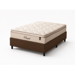 CAMA BOX CASAL MOLAS ENSACADAS CLOUD 138X188X72 CAMA BOX CASAL MOLAS ENSACADAS CLOUD 138X188X72