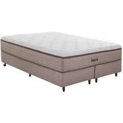 CAMA BOX CASAL MOLAS ENSACADAS HERA 138X188X72 