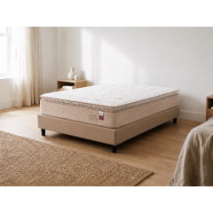 CAMA BOX CASAL MOLAS MIRACOIL LANCASTER 138X188X70