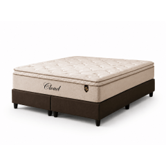 CAMA BOX SUPER KING MOLAS ENSACADAS CLOUD 193X203X72