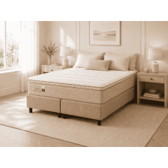 CAMA BOX QUEEN SIZE MOLAS MIRACOIL LANCASTER 158X198X70