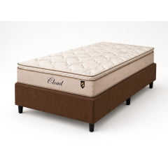 CAMA BOX VIUVA MOLAS ENSACADAS CLOUD 097X203X72 CAMA BOX VIUVA MOLAS ENSACADAS CLOUD 097X203X72
