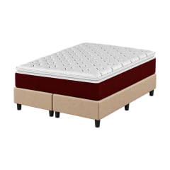 CAMA BOX QUEEN SIZE MOLAS ENSACADAS PLUMASPRING 158X198X68 CAMA BOX QUEEN SIZE MOLAS ENSACADAS PLUMASPRING 158X198X68