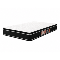 COLCHÃO DE ESPUMA QUEEN SIZE D33 BLACK WHITE DOUBLE FACE 158X198X27
