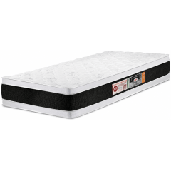 COLCHÃO DE ESPUMA SOLTEIRO D45 BLACK WHITE 88X188X27 COLCHÃO DE ESPUMA SOLTEIRO D45 BLACK WHITE 88X188X27